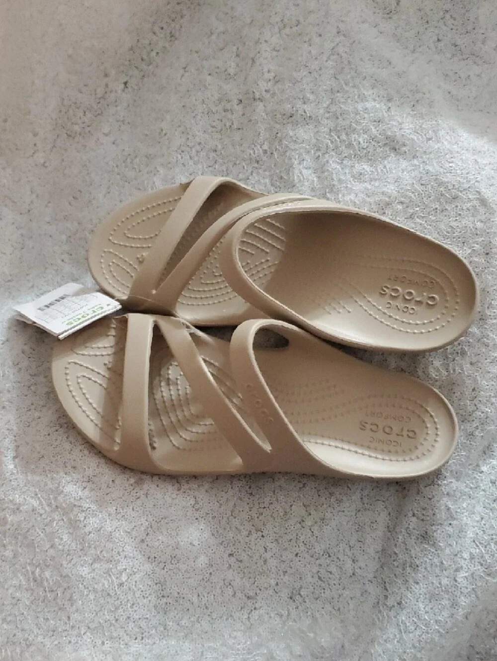 NWT CROCS Kadee II Sandals Women's - Size W8 - Cobblestone - Summer